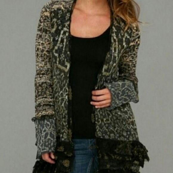 Free People Caspia Large Cardigan Sweater - Picture 1 of 9